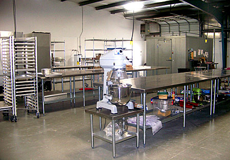 Full commercial baking kitchen available for rent from From the Farm Treats-Bringing Locally Grown Berries into the Fresh Baked Goodies for Burlington, Washington.