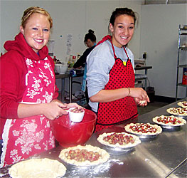 Groups can rent our commercial kitchen at From the Farm Treats-Bringing Locally Grown Berries into the Fresh Baked Goodies for Burlington, Washington.